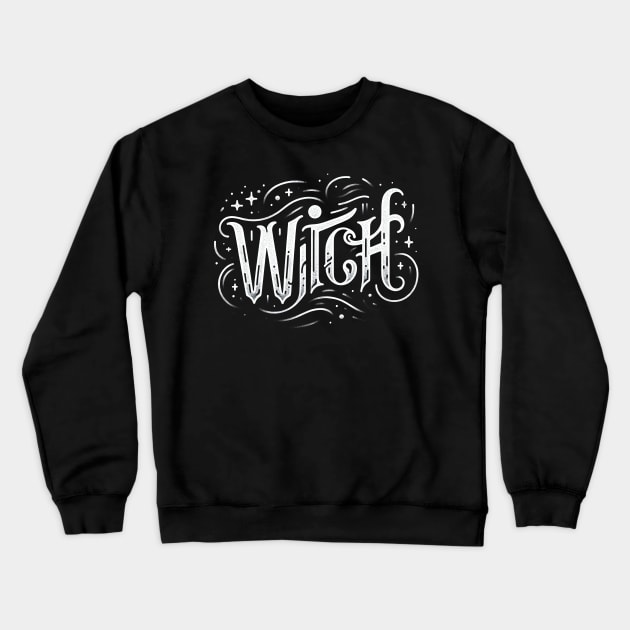 Witch Crewneck Sweatshirt by Tshirt Samurai